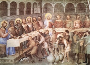 The wedding feast at Cana