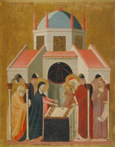 Presentation of Jesus at the Temple, Master of the Cini Madonna, Rimini, 14th century.