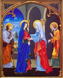 Magnificat e Visitação, the Visitation and the Magnificat.