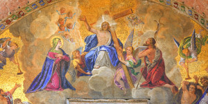 The Resurrection of Christ, fresco over the main entrance to the Basilica di San Marco in Venice.