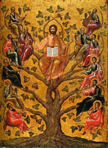 “Christ the True Vine,” Orthodox icon, Athens, 16th century.