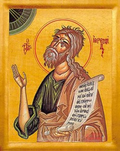 The Prophet Jeremiah, Greek Orthodox icon.