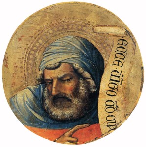 The Prophet Isaiah, tempera on panel, Lorenzo Monaco (circa 1370–circa 1425).