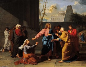 “Jésus christ et le ‘canaanite’ femme.” Jean Germain Drouais