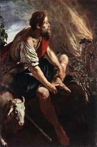 Moses before the Burning Bush, Domenico Fetti, 1613-14.