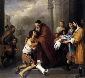 The Return of the Prodigal Son, Bartolomé Esteban Murillo, Spanish, 1617 - 1682. Oil on canvas, The National Gallery