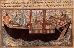 “For as the days of Noah were, so will be the coming of the Son of Man.” Persian tapestry, 14th century.