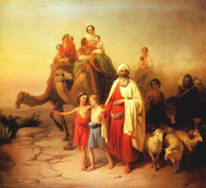 Abraham's Journey from Ur to Canaan. 