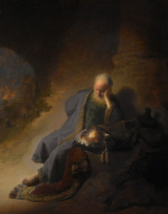 Jeremiah Lamenting the Destruction of Jerusalem 