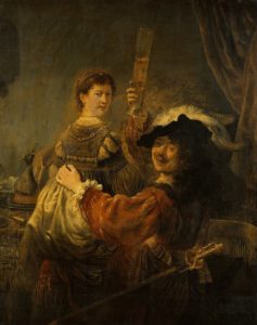 Rembrandt and Saskia in the parable of the Prodigal Son