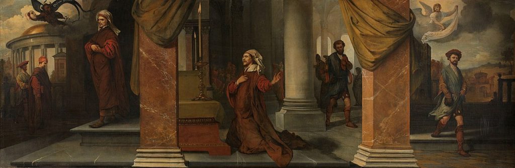 De Farizeeër en de tollenaar (The Pharisee and the publican, 1661)
