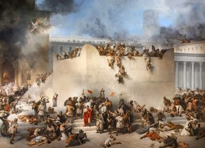 The destruction of the temple of Jerusalem 