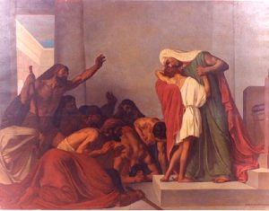 Joseph recognized by his brothers 