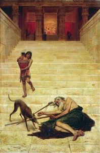 Lazarus at the rich man's gate 