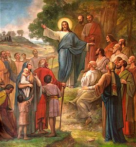 Jesus Proclaiming the Beatitudes